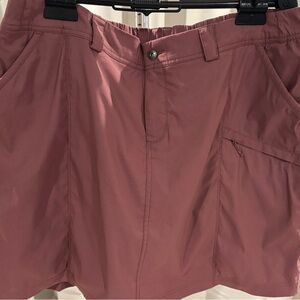 Duluth Trading Co Dusty Rose Mini Skirt
